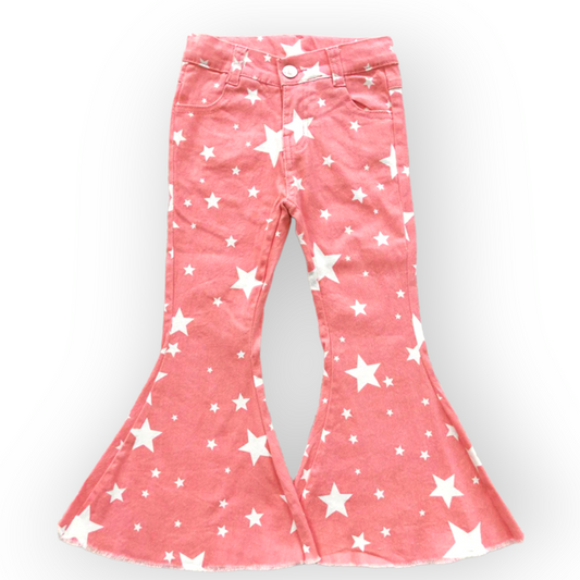 peachy stars denim bells