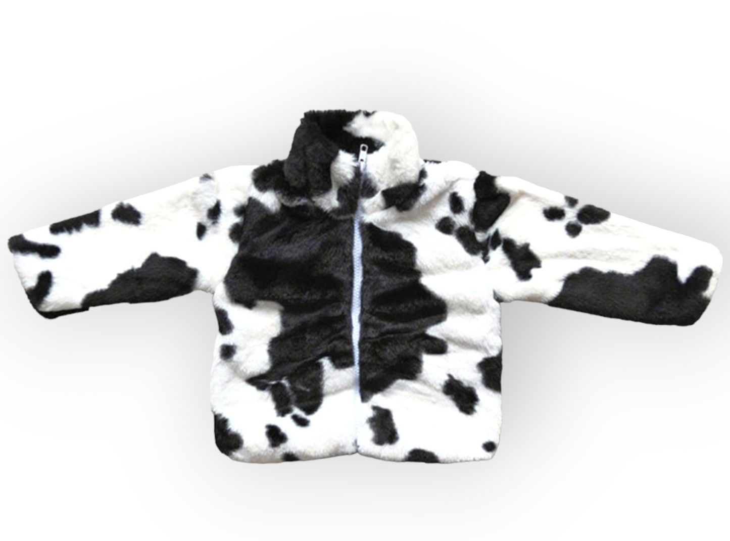 Cow print jacket black or brown