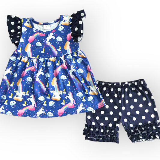 unicorn short set