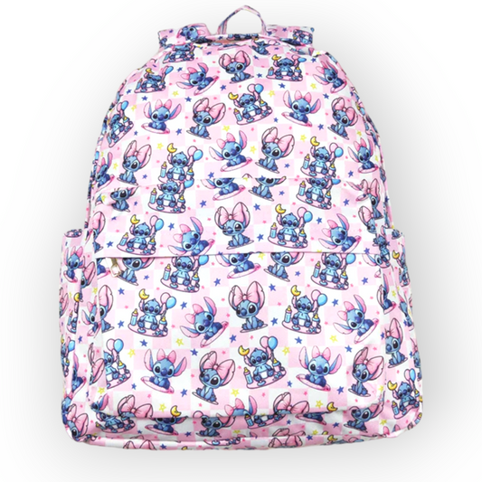 Stitch theme backpack