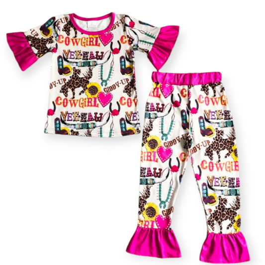 YEE-HAW cowgirl pajamas