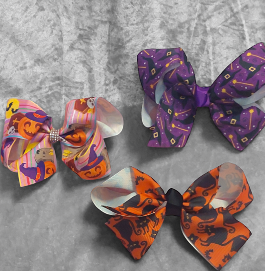 Halloween hairbows 3 styles