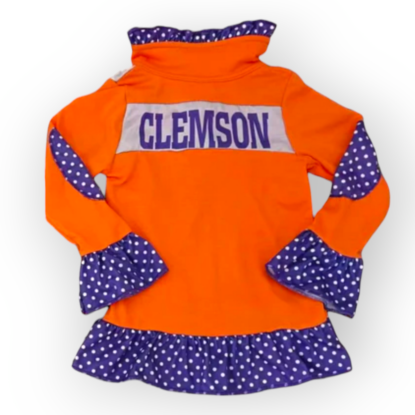 clemson girl pullover