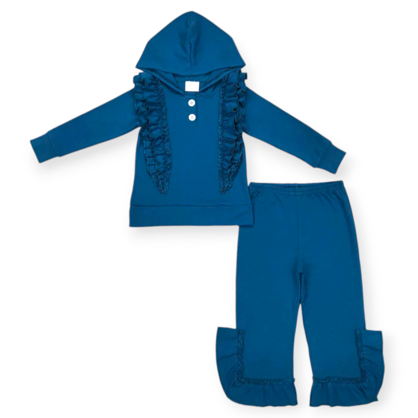 cotton hooded pant set