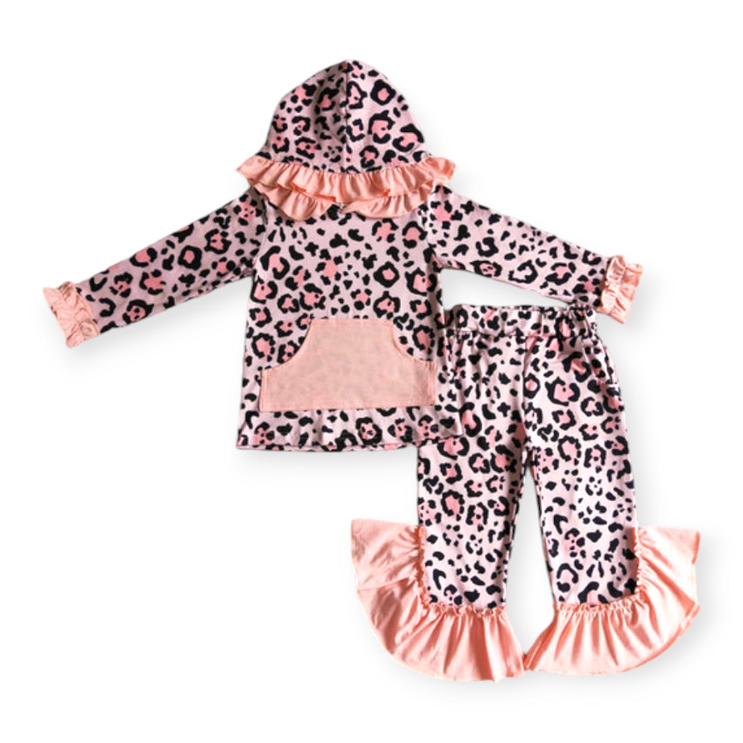 cotton hooded pant set