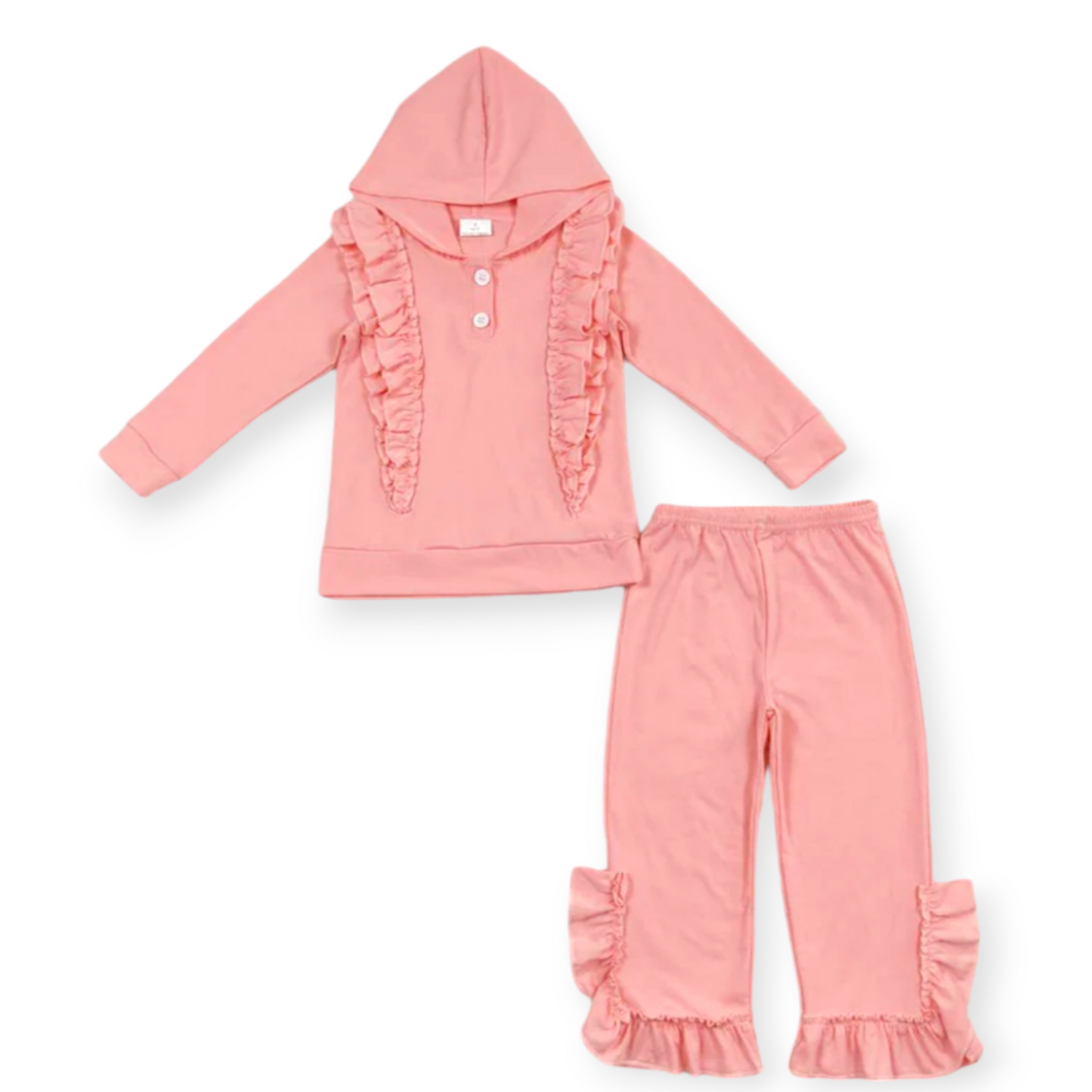 cotton hooded pant set