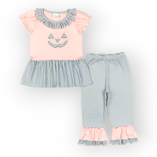 smile for Halloween pant set