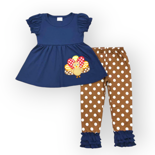 Turkey tail dots girls set