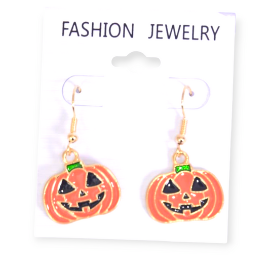 pumpkin earrings