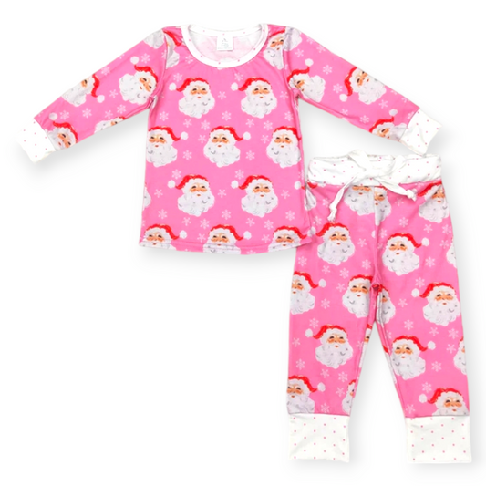 Pink Bamboo Christmas pajamas