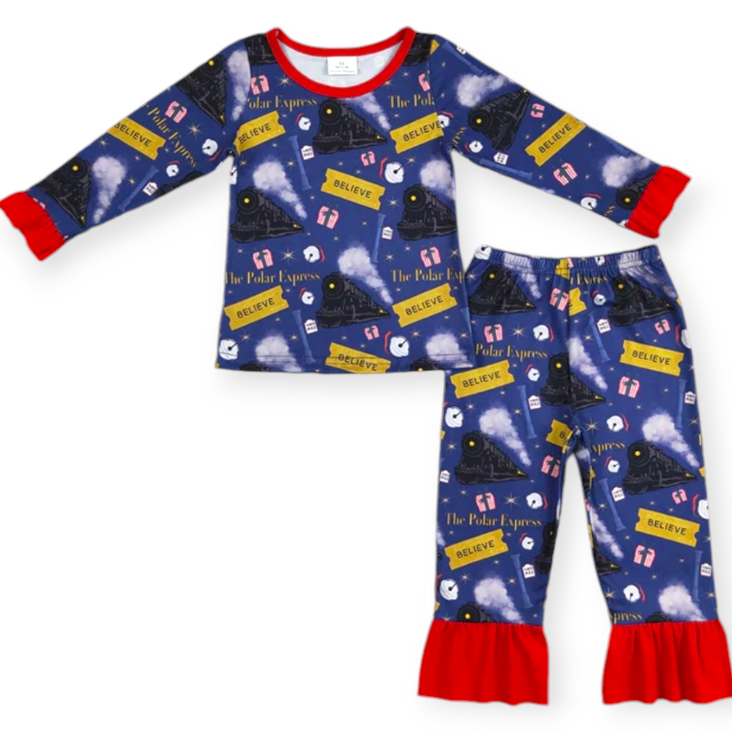 polar express pajamas boy & girl