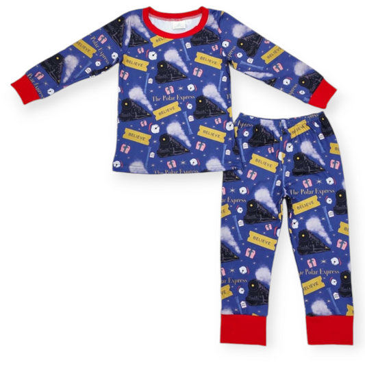 polar express pajamas boy & girl