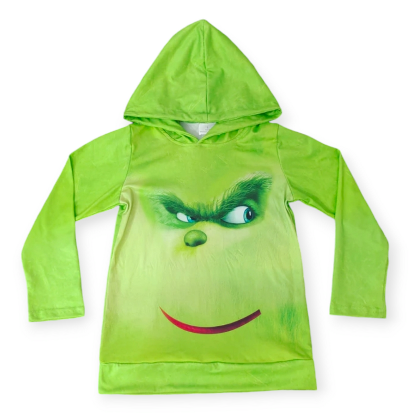 Grinchy face hoodie