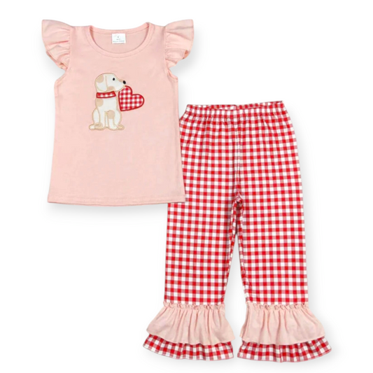 puppy love sister match outfit