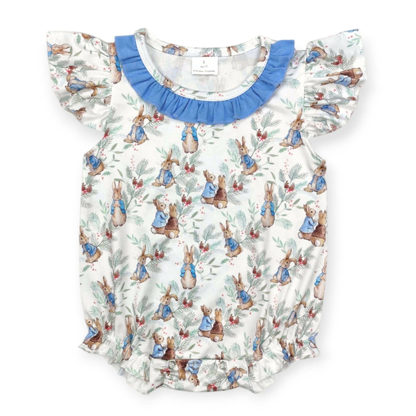 Peter rabbit baby girl bubble