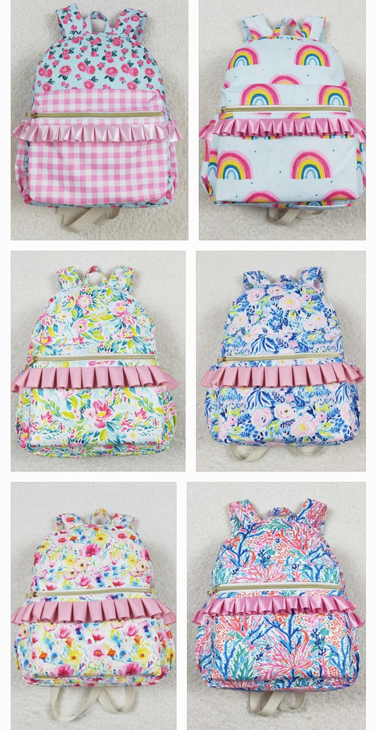 floral toddler bookbags