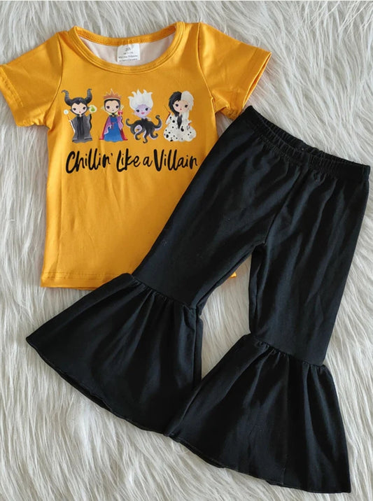 chillin like a villain pant set