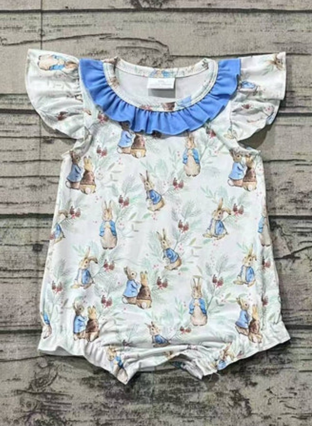 Peter rabbit baby girl bubble