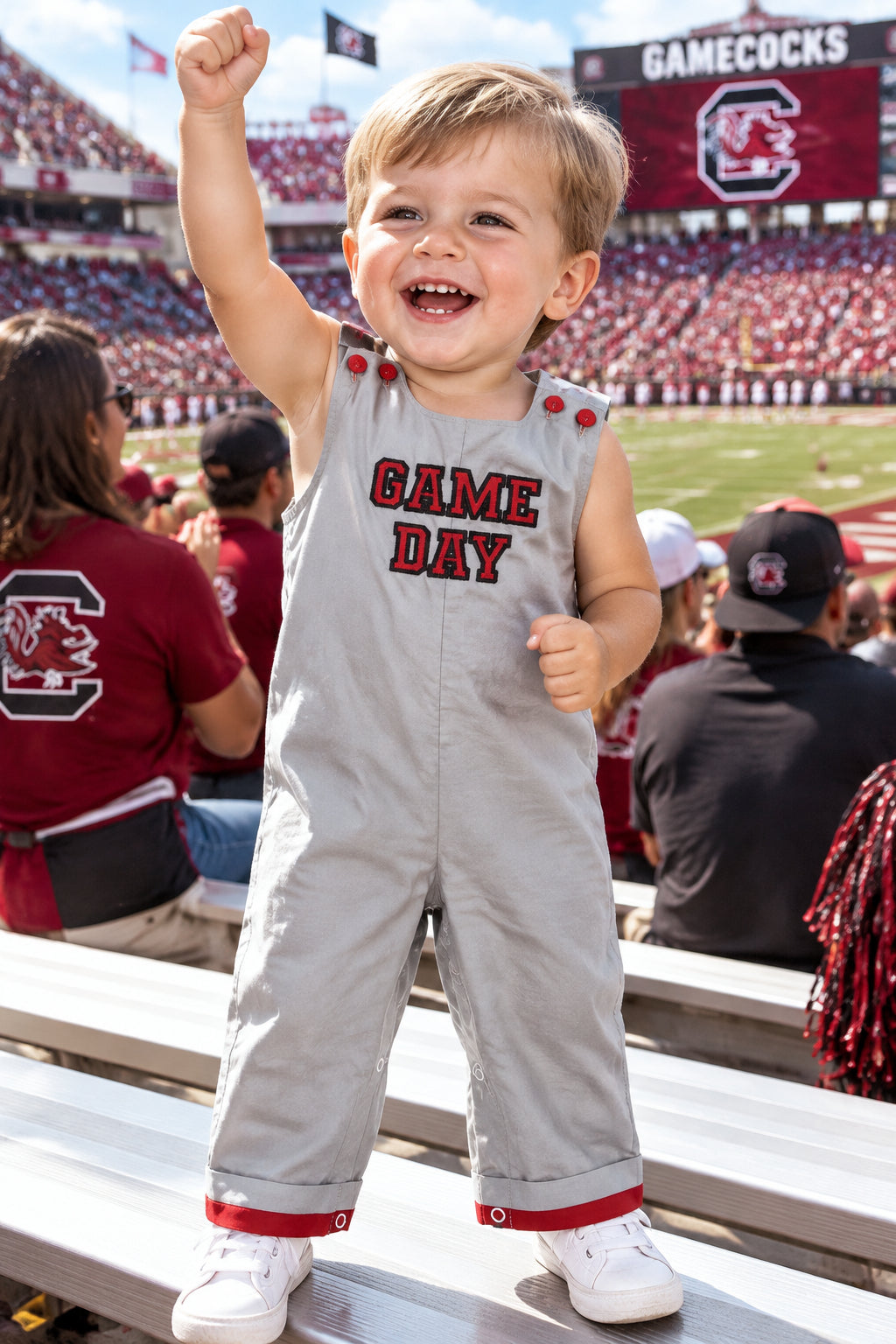 Alabama or Gamecocks colors Fan Longall