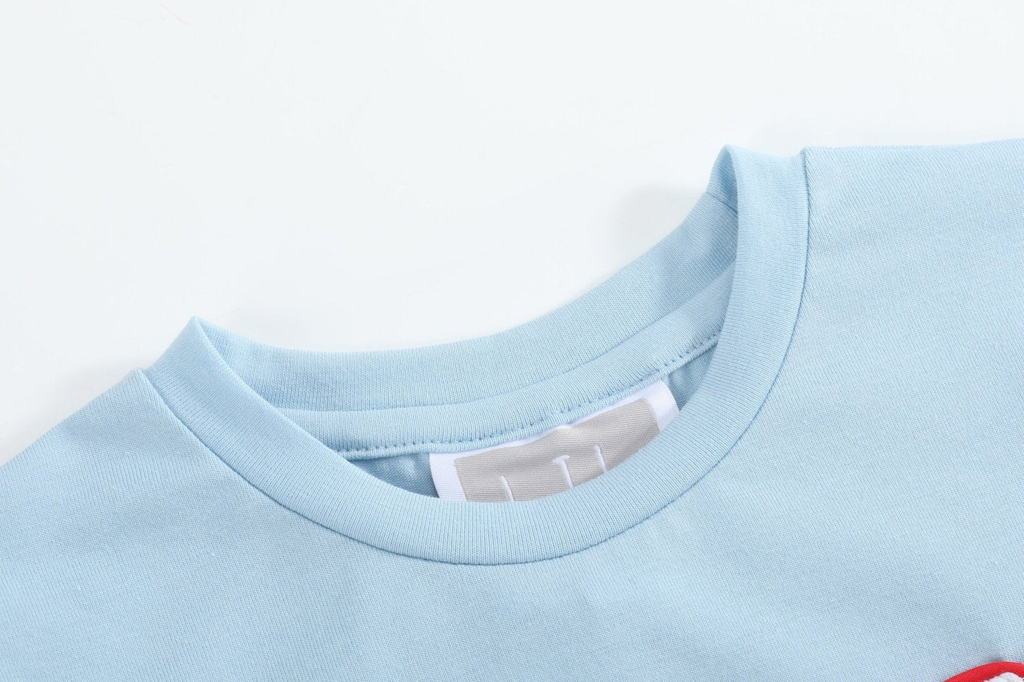 Blue Smocked ABC School Shirt and Shorts Set