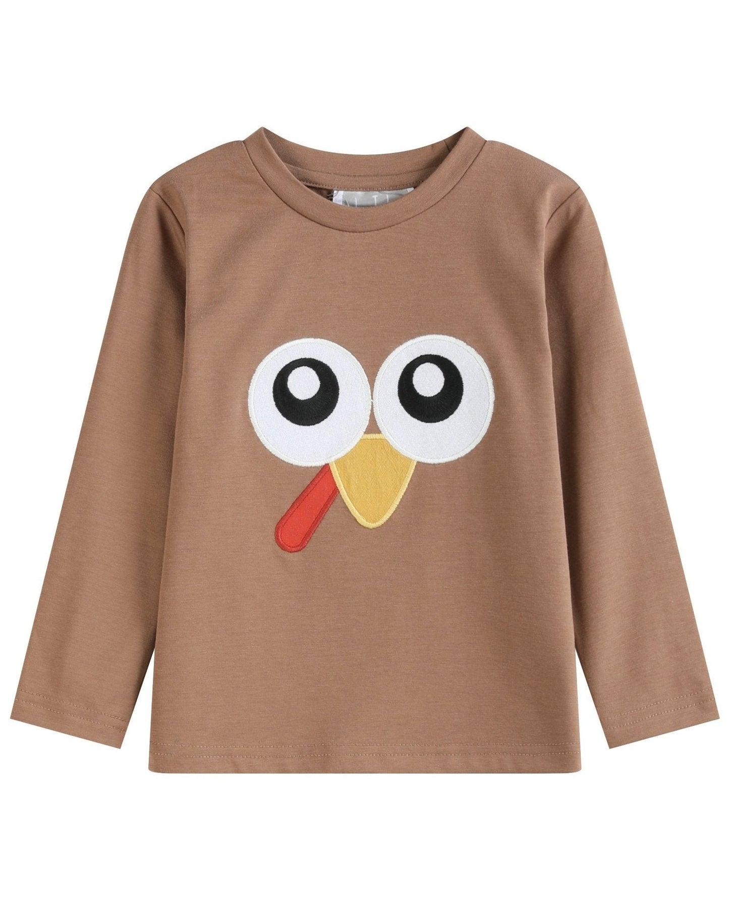 Brown Turkey Face T-Shirt