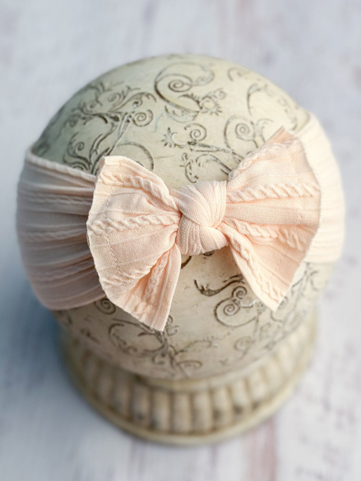 Cable Knit Bow Headbands