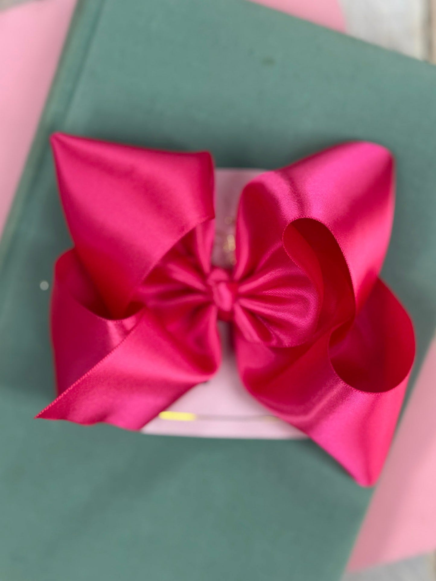 4.5" Classic Satin Hair Bows | Alligator Clips or Headbands