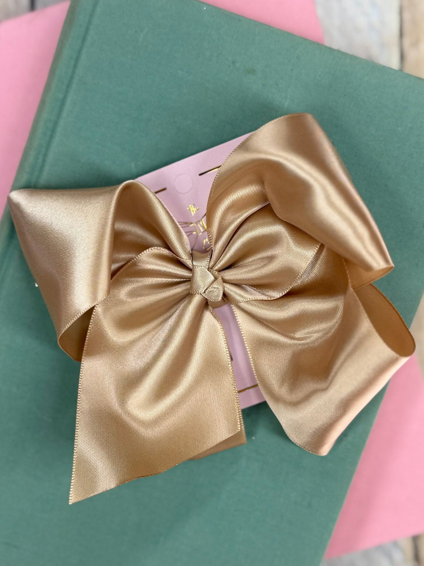 4.5" Classic Satin Hair Bows | Alligator Clips or Headbands