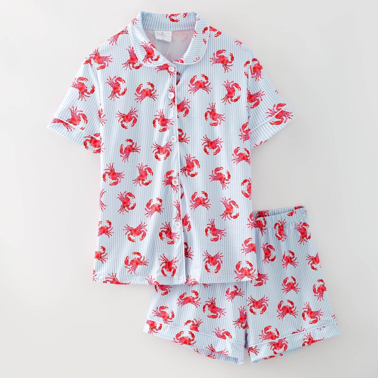 Coastal Crab Pajama Set | Mom & Me Matching Beach PJs