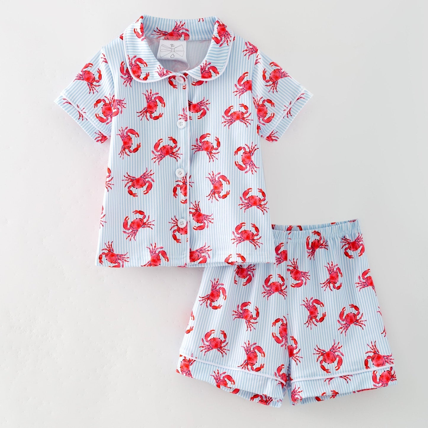 Coastal Crab Pajama Set | Mom & Me Matching Beach PJs
