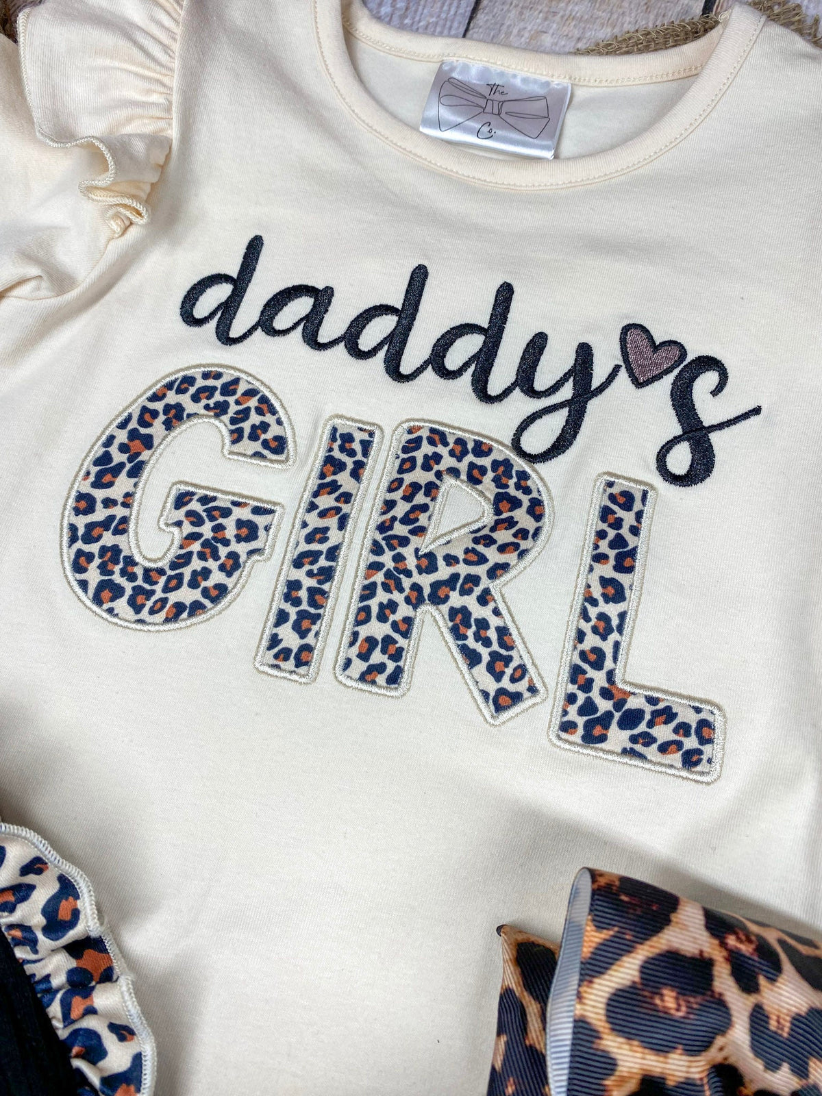 Daddy's Girl Leopard Flare Set