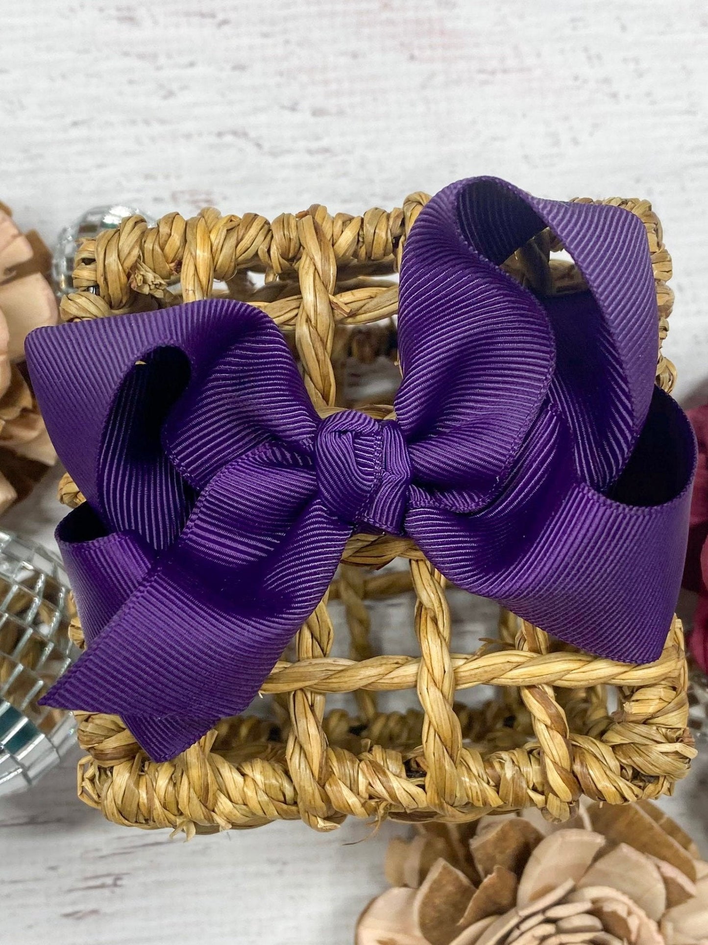 4" Essential Grosgrain Hair Bow | Clip or Headband