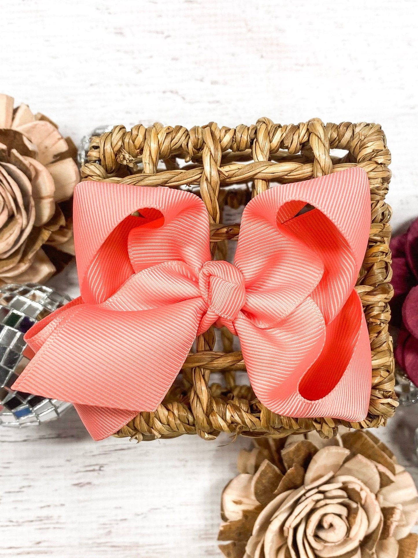 4" Essential Grosgrain Hair Bow | Clip or Headband