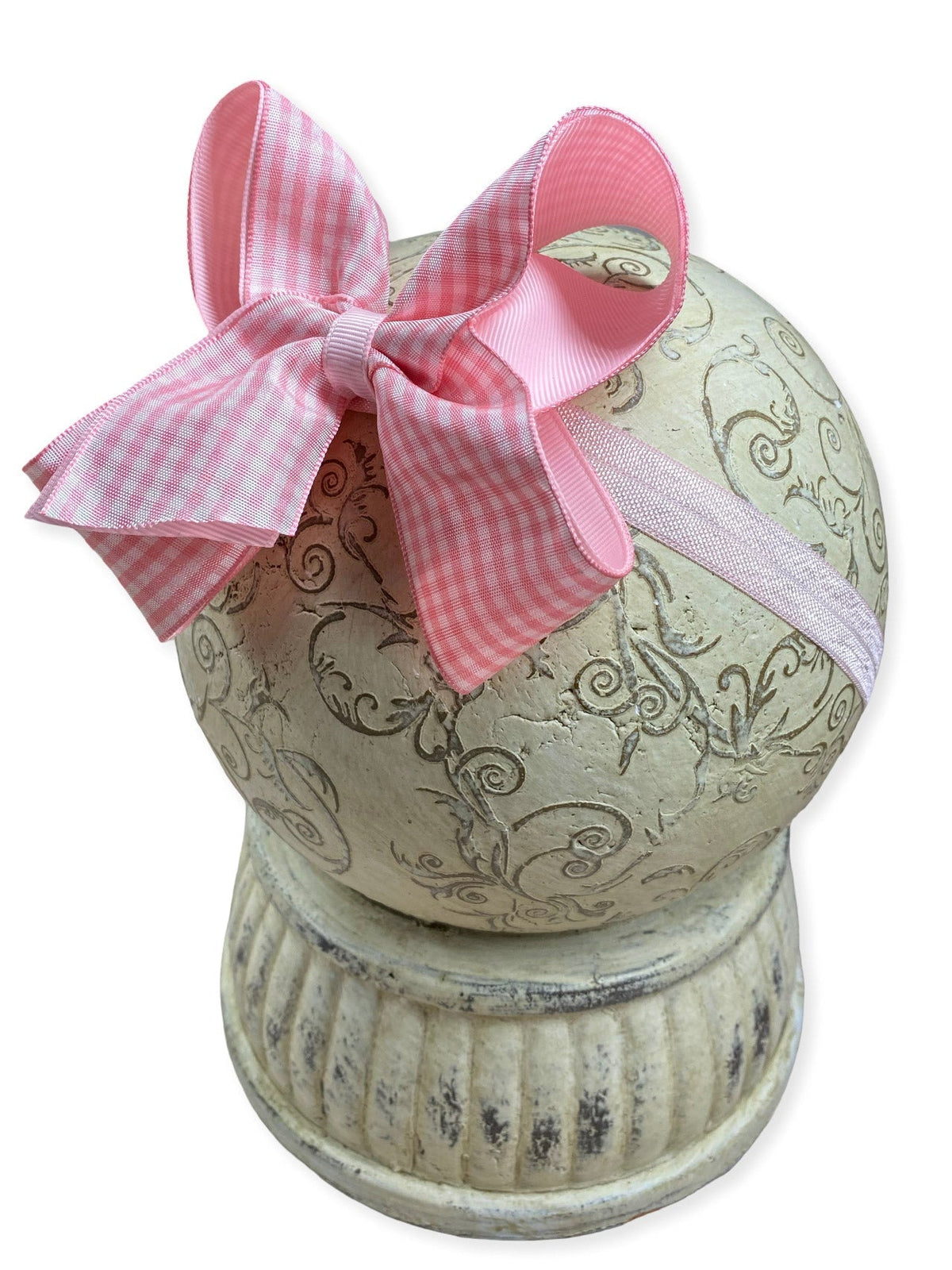 Gingham Classic Boutique Hair Bow | Clip or Headband