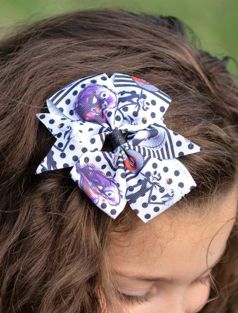 Jack Skellington Hair Bow