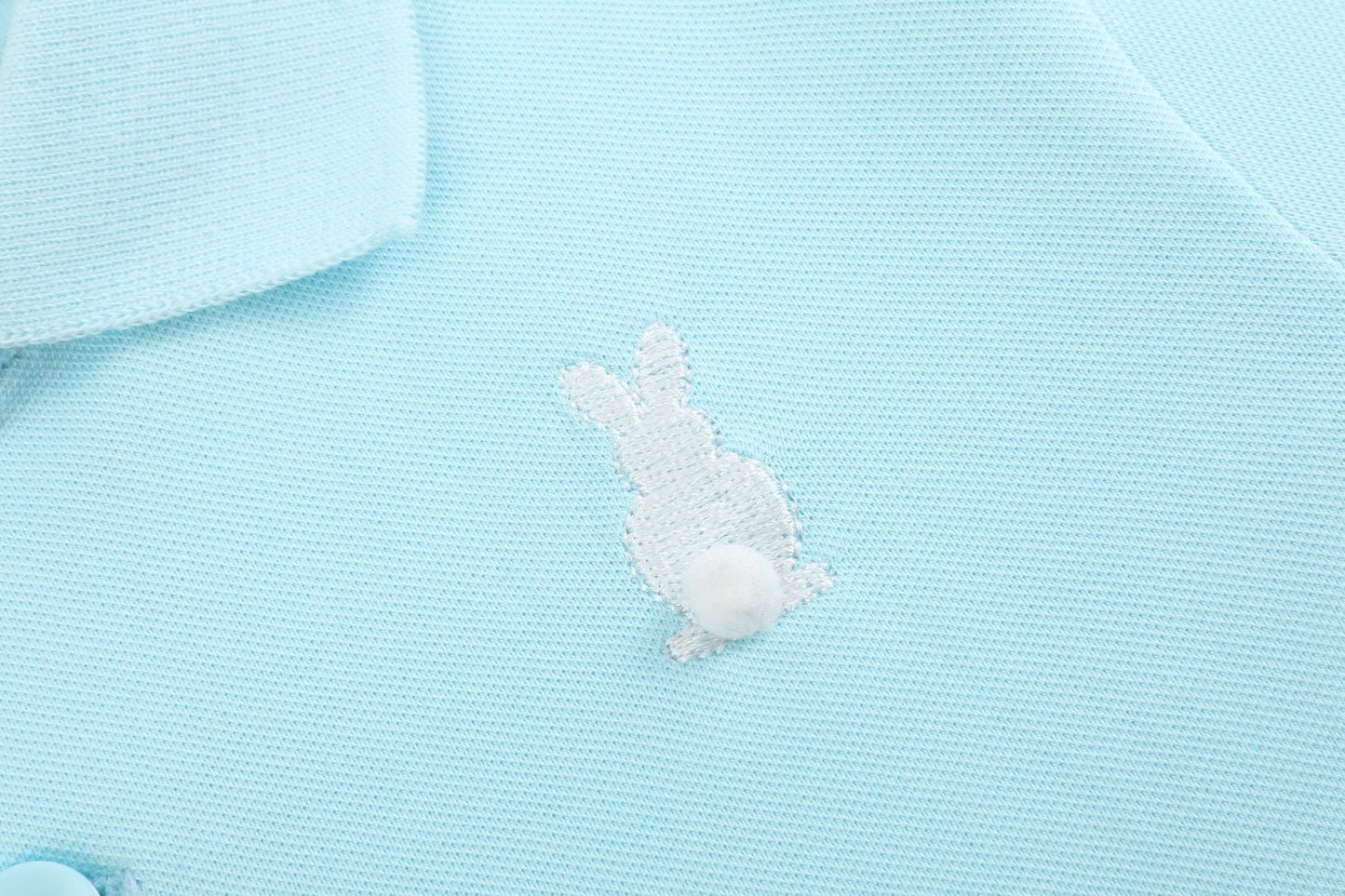 Light Blue Bunny Polo Shirt