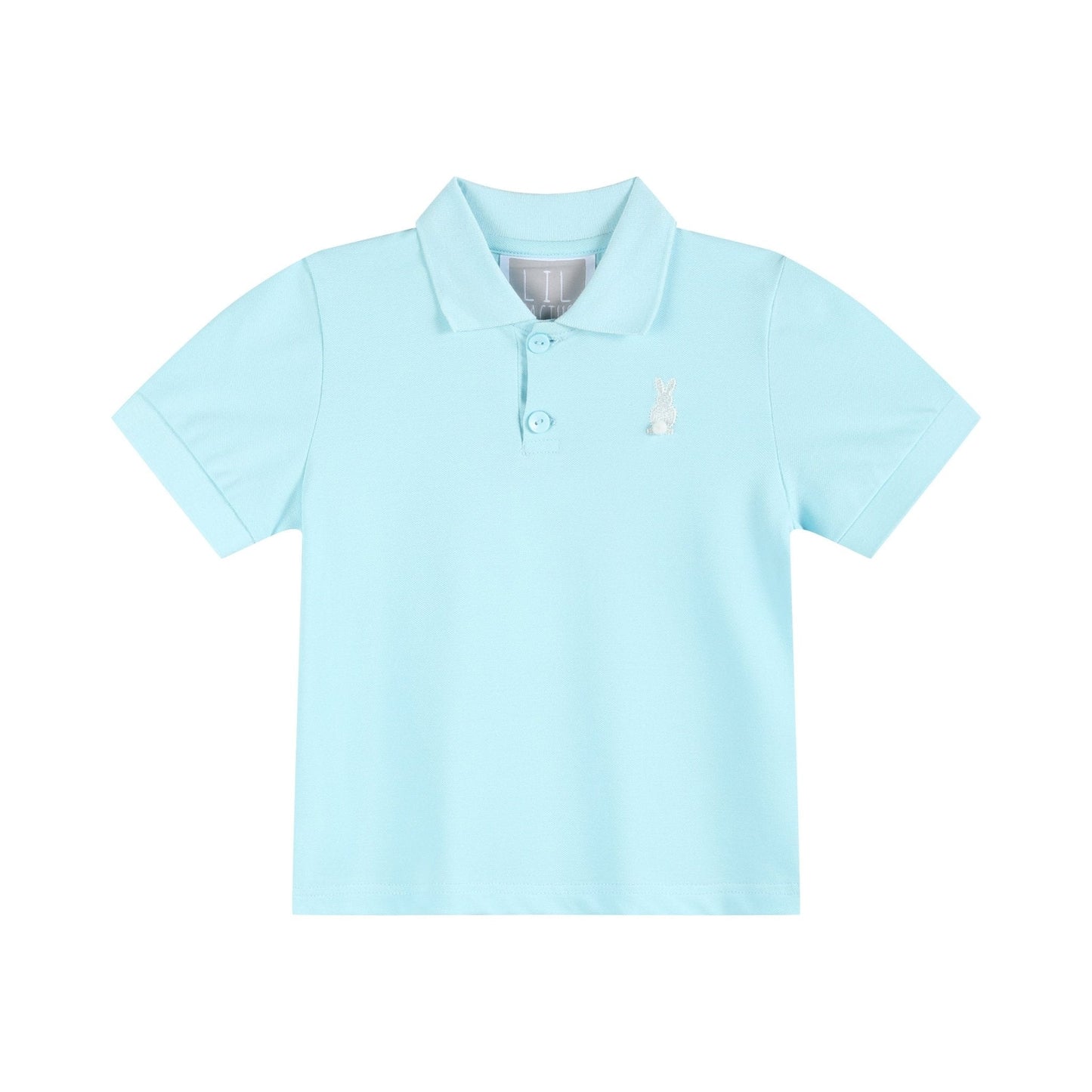 Light Blue Bunny Polo Shirt
