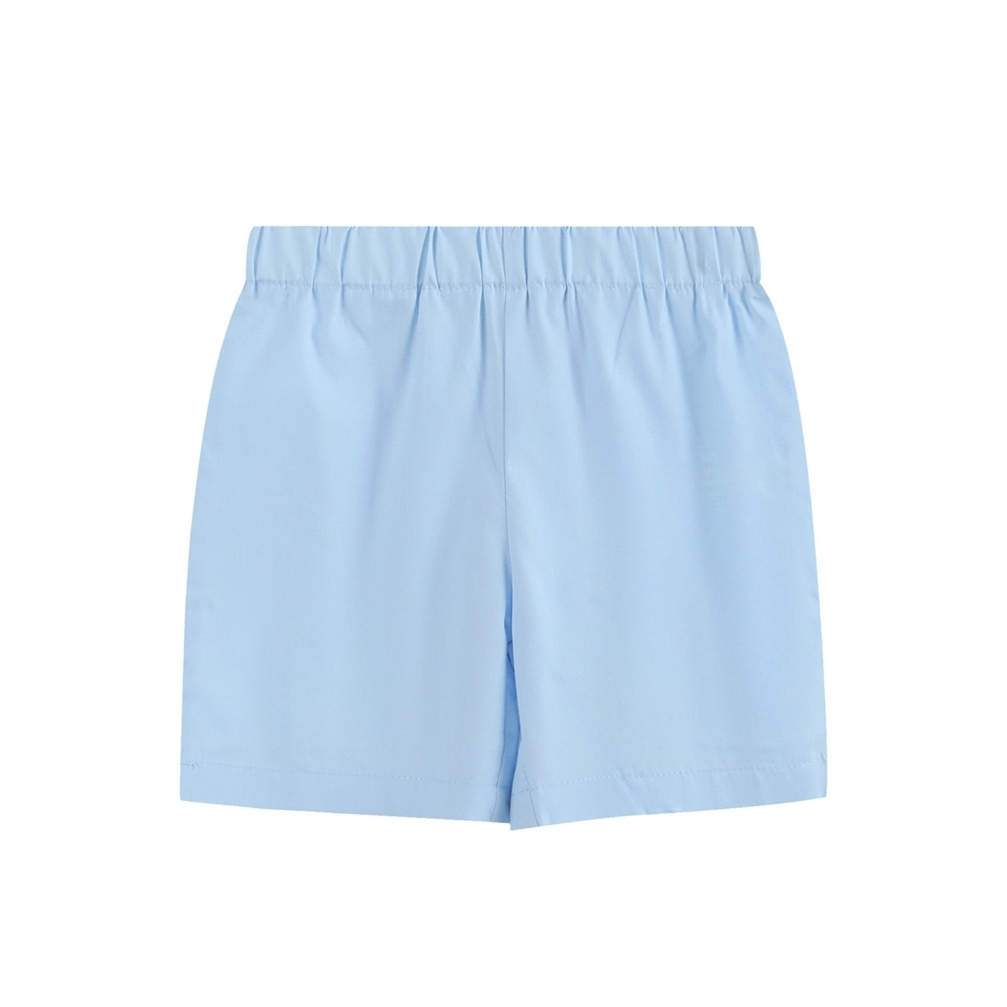 Light Blue Bunny Smocked T-Shirt and Shorts Set