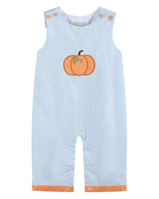 Light Blue Pumpkin Applique Longall