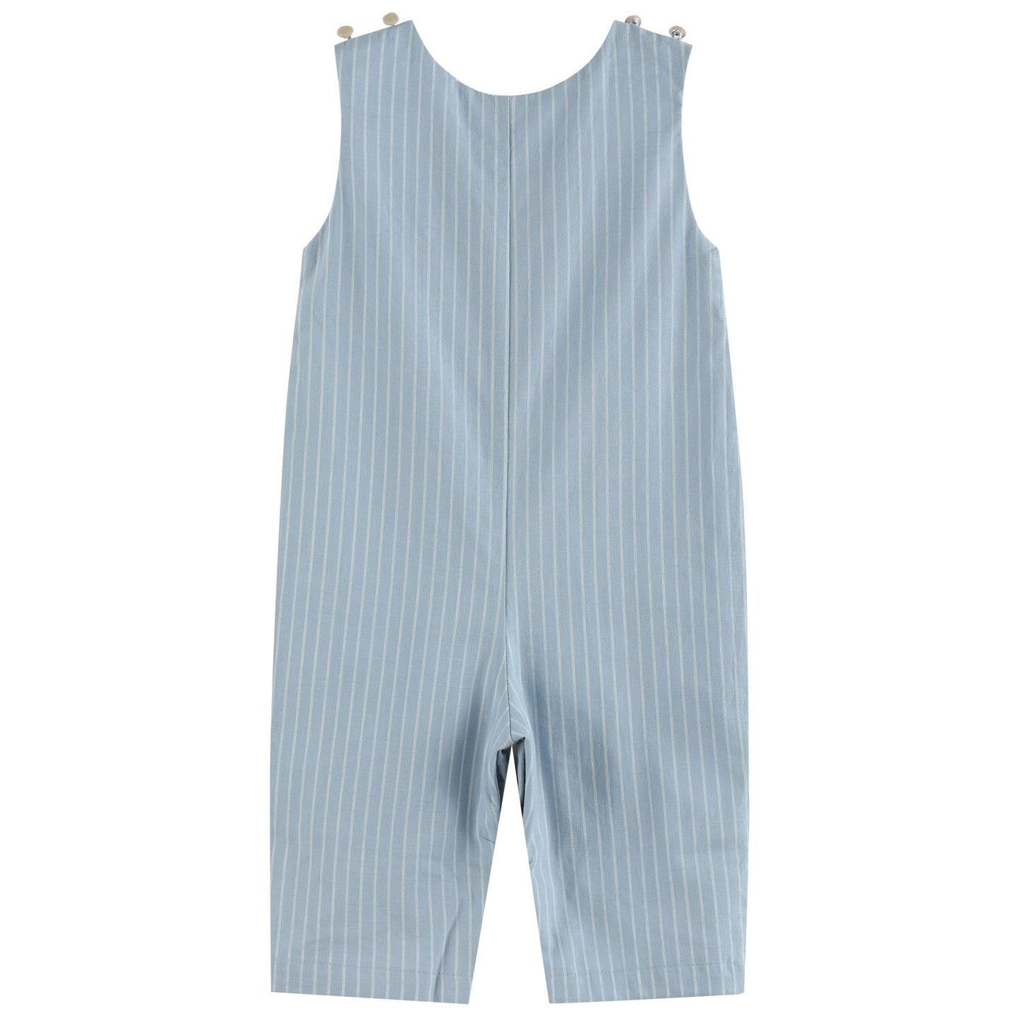 Light Blue Puppy Smocked Longalls