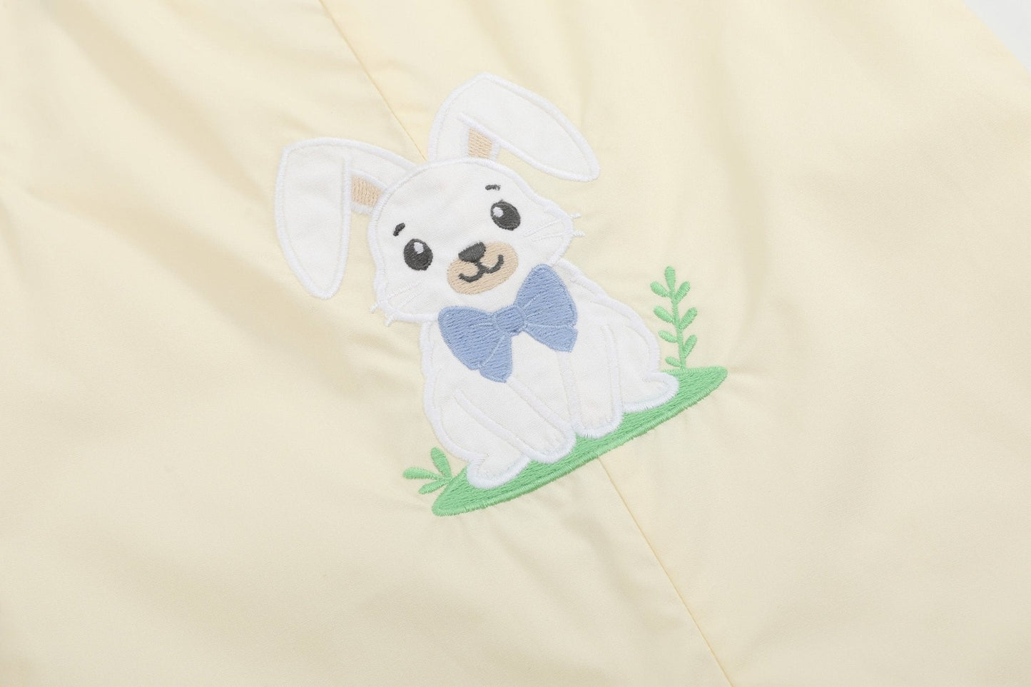 Light Yellow Bunny Shortalls