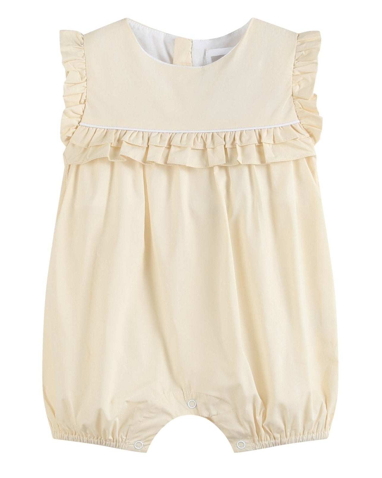 Light Yellow Ruffle Jumper Romper