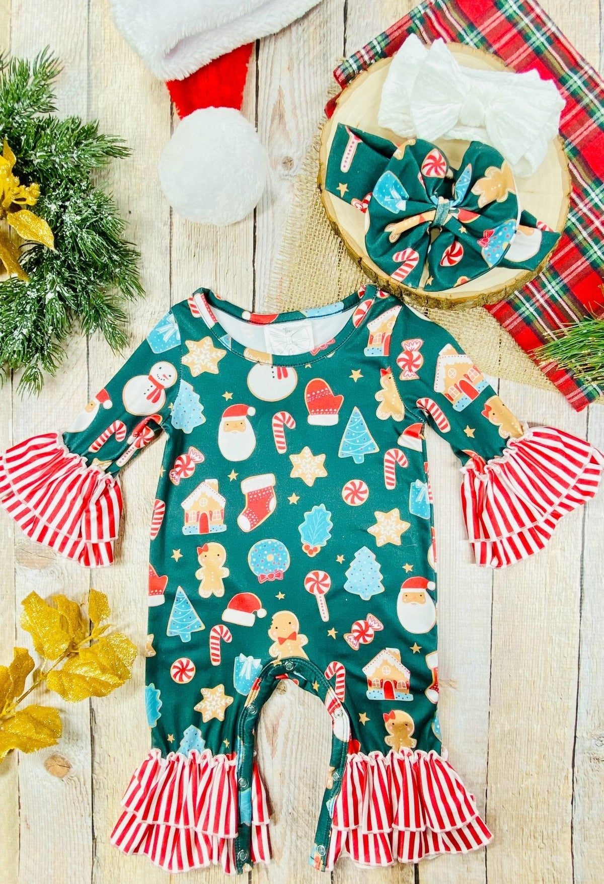 My Favorite Christmas Things Girls Infant Onesie