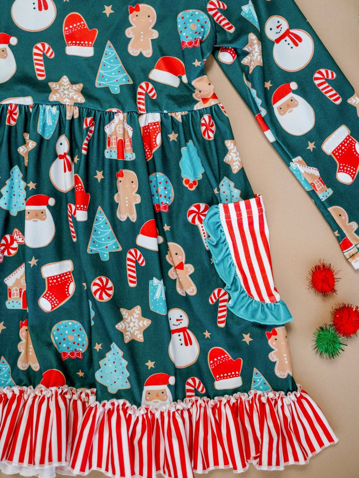 My Favorite Christmas Things Girls Twirl Dress