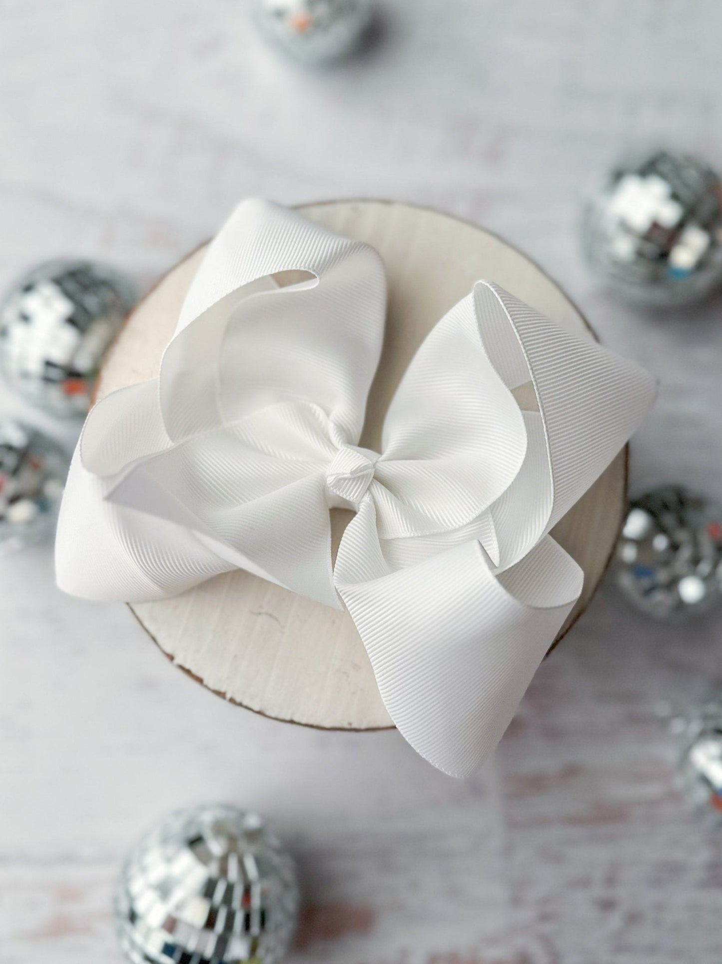 5.5" Oversize Grosgrain Hair Bow | Alligator Clip or (Headband - Coming Soon)