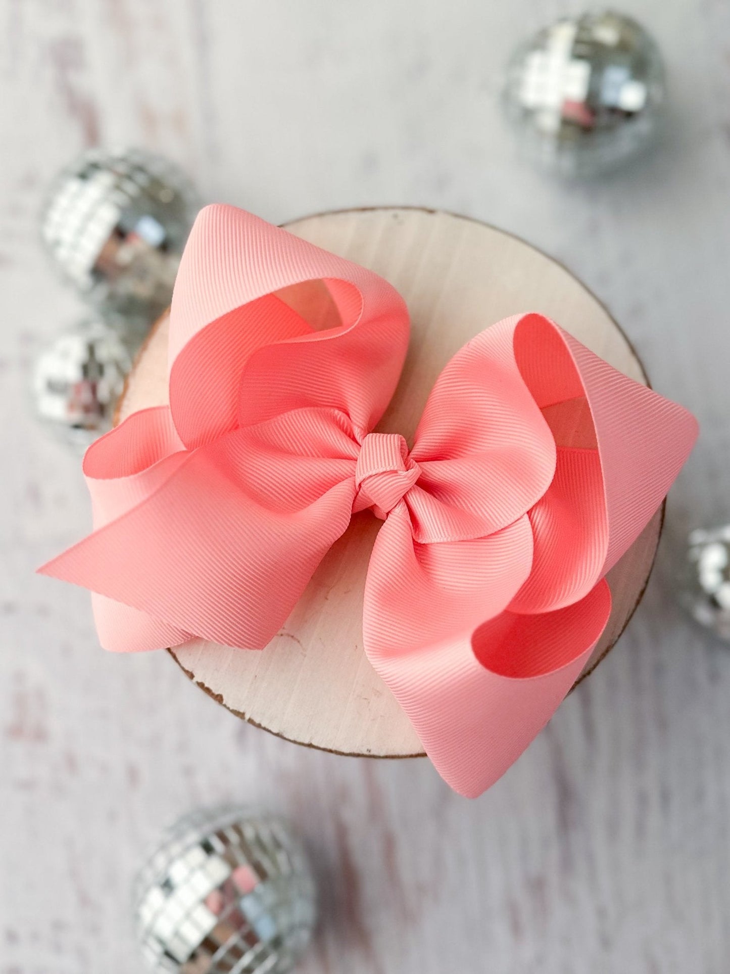 5.5" Oversize Grosgrain Hair Bow | Alligator Clip or (Headband - Coming Soon)