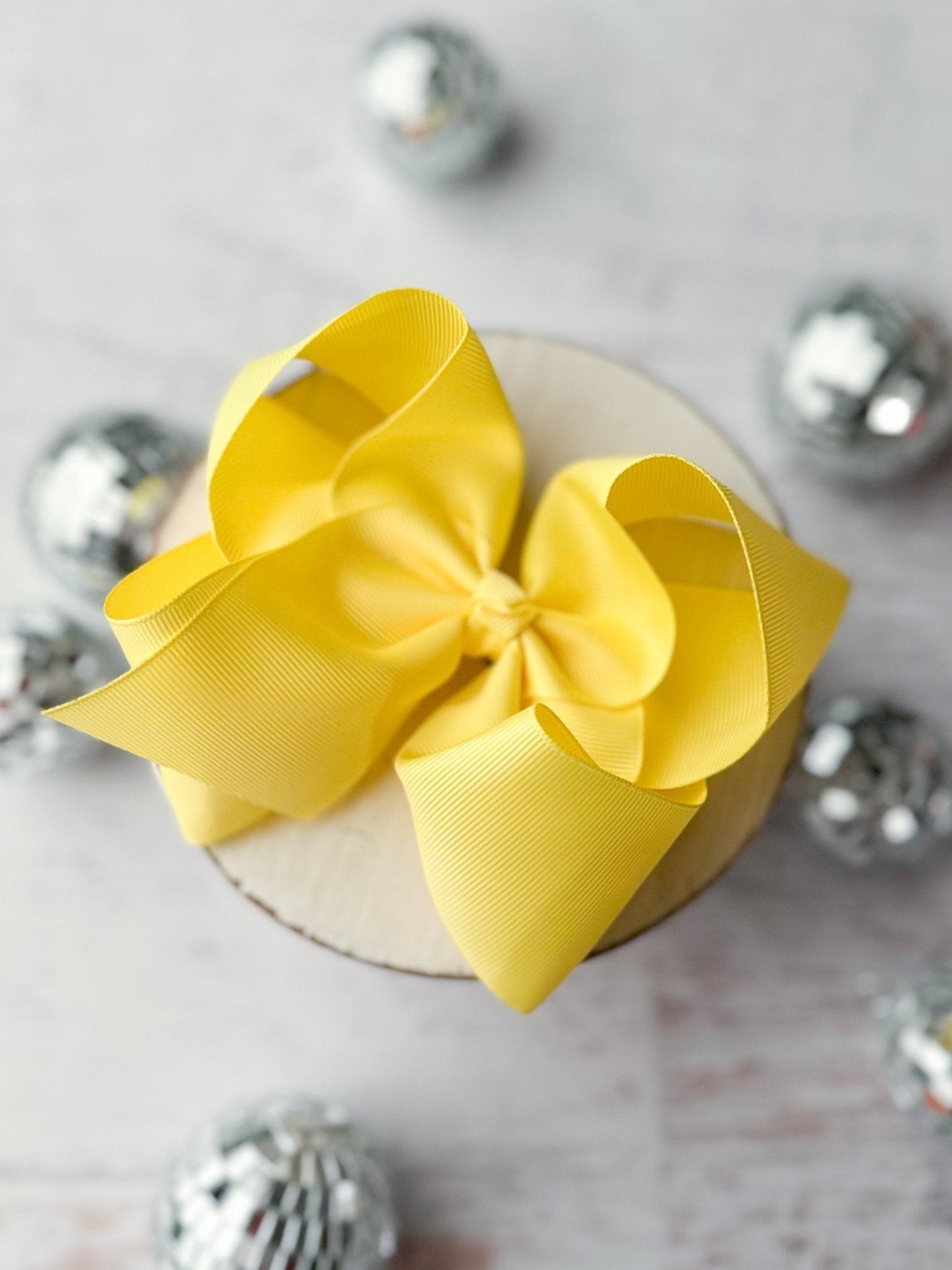 5.5" Oversize Grosgrain Hair Bow | Alligator Clip or (Headband - Coming Soon)