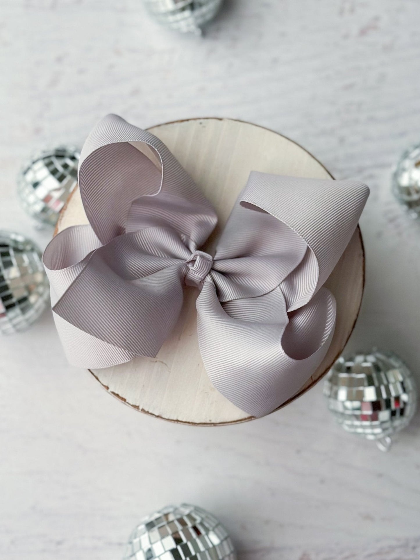 5.5" Oversize Grosgrain Hair Bow | Alligator Clip or (Headband - Coming Soon)