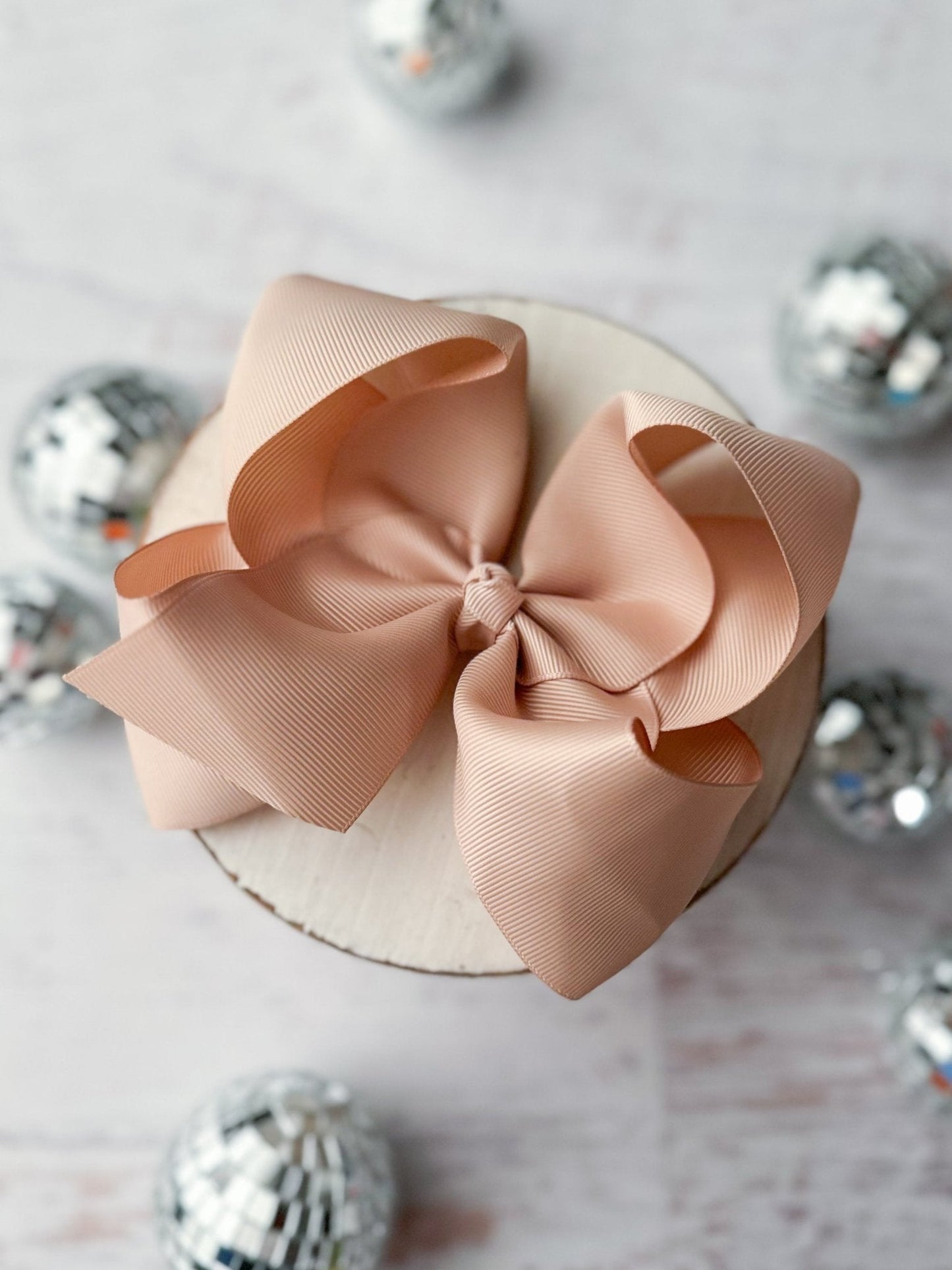 5.5" Oversize Grosgrain Hair Bow | Alligator Clip or (Headband - Coming Soon)