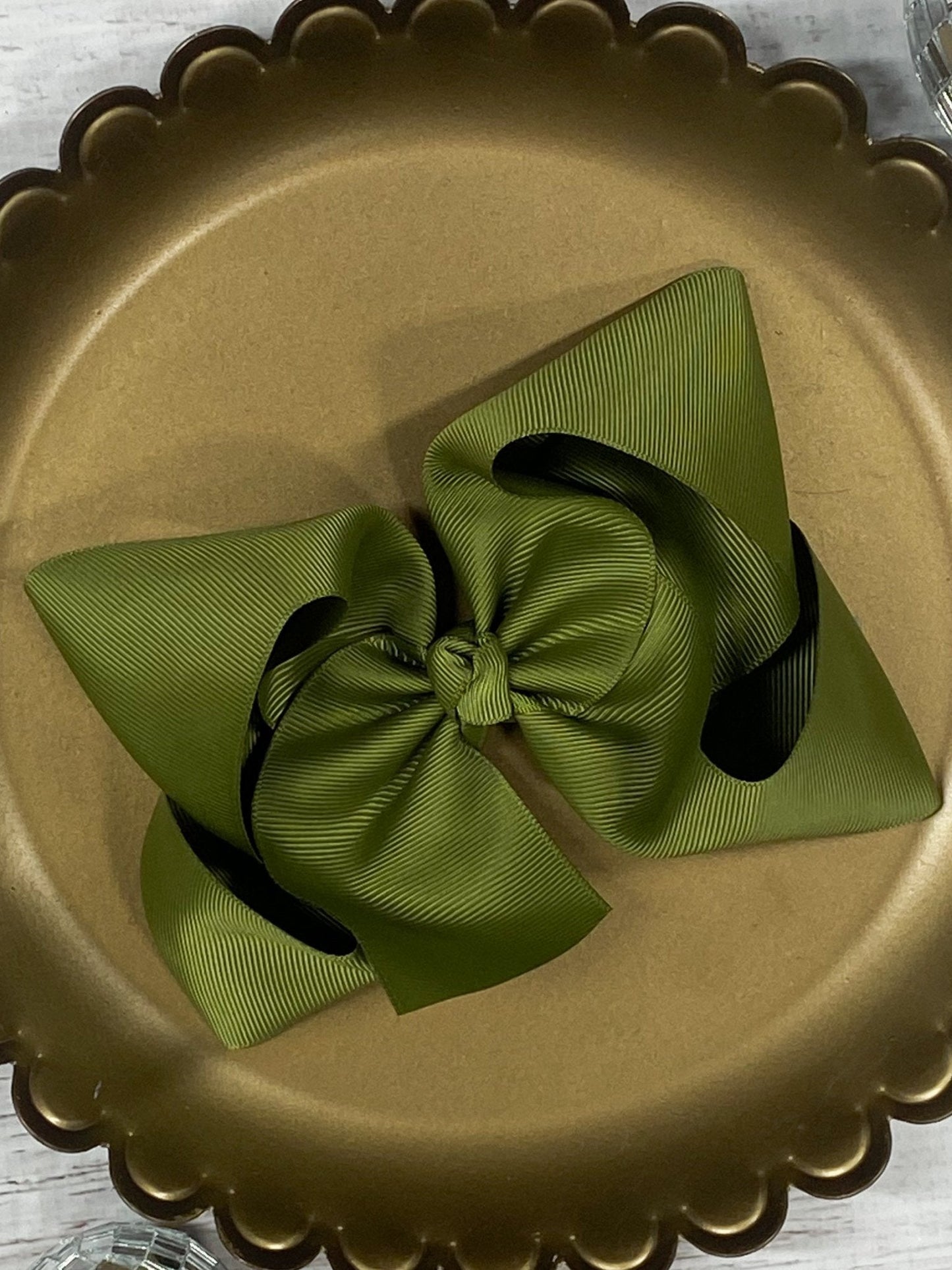 5.5" Oversize Grosgrain Hair Bow | Alligator Clip or (Headband - Coming Soon)